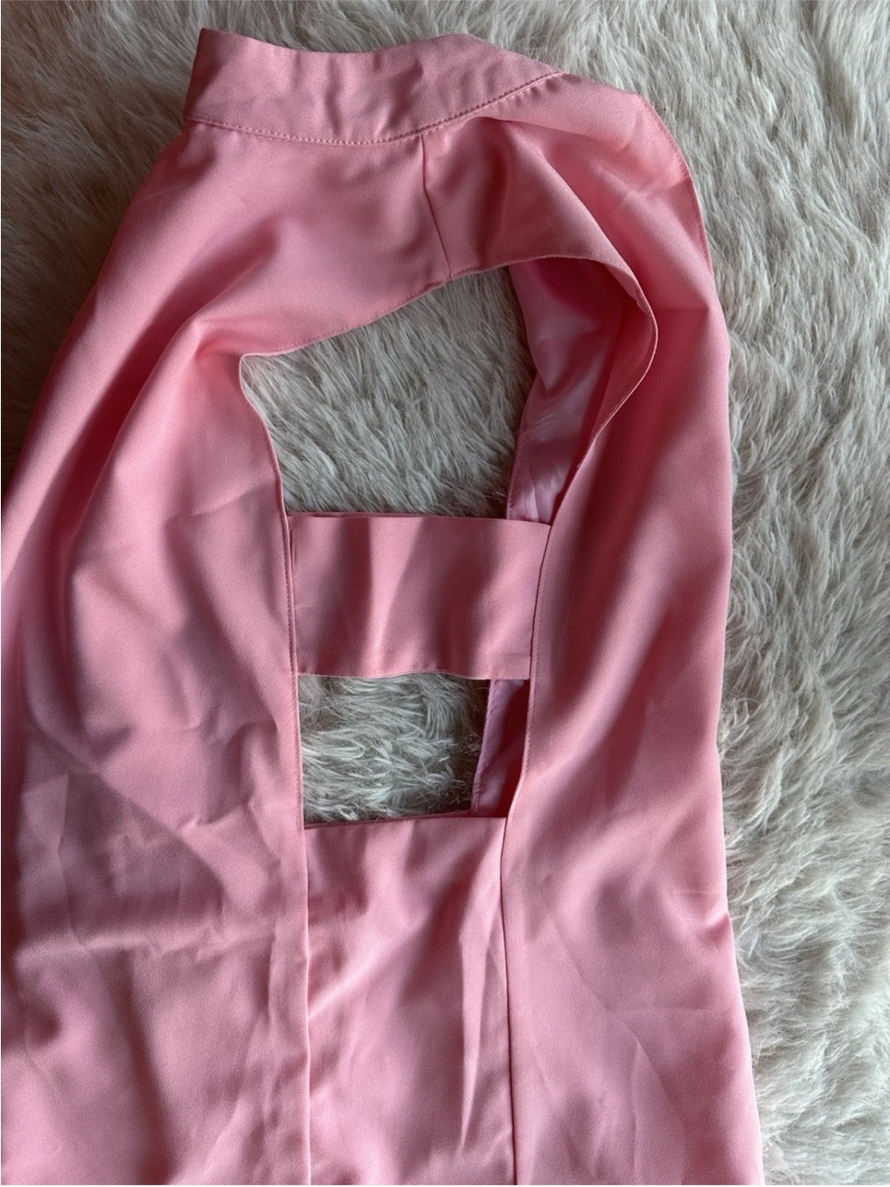 Pixie Market Ballerina Pink Cutout Mini Dress Small - Picture 10 of 12